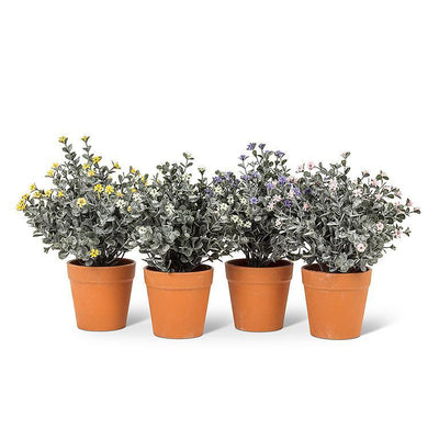 Floral Spray Plant Pot - Lemon And Lavender Toronto