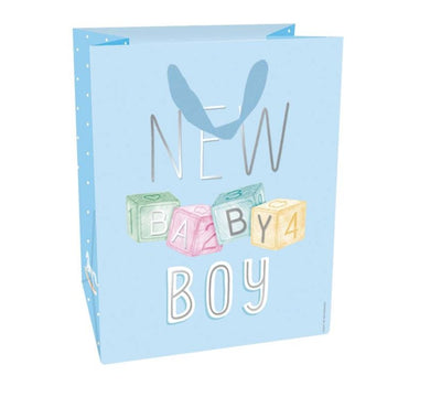 Medium Gift Bag- -New Baby Boy - Lemon And Lavender Toronto