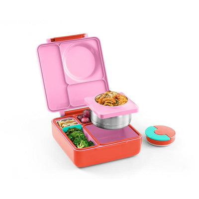 OmieBox Lunch Container - Pink - Lemon And Lavender Toronto