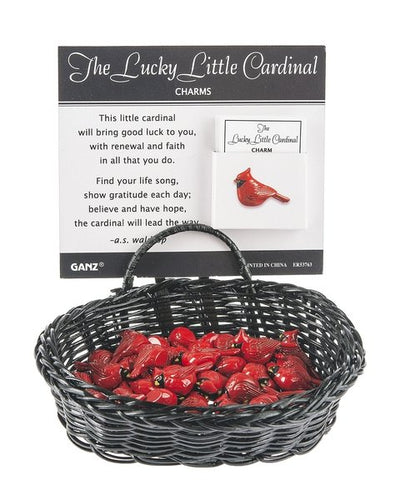 The Lucky Little Cardinal Charm - Lemon And Lavender Toronto