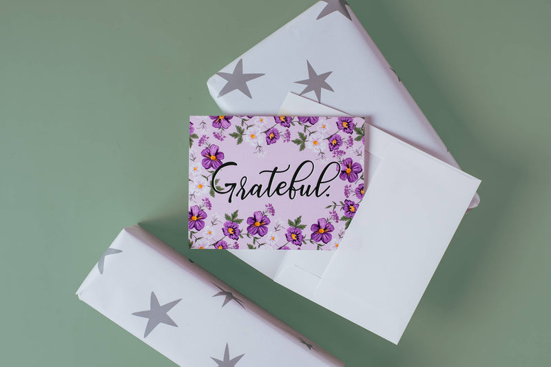 Grateful - Greeting Card