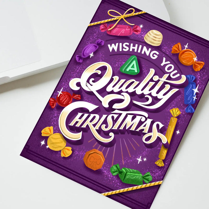 Quality Street Christmas - Greeting Card