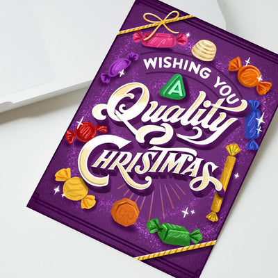 Quality Street Christmas - Greeting Card