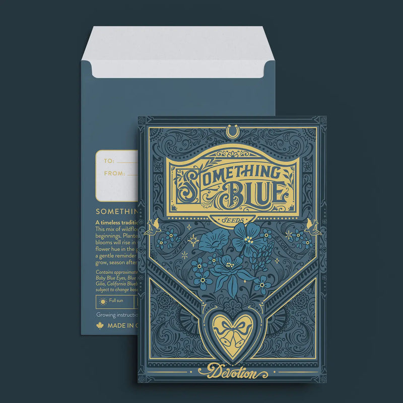 Something Blue Wildflowers (Devotion) - Wedding Seed Packet