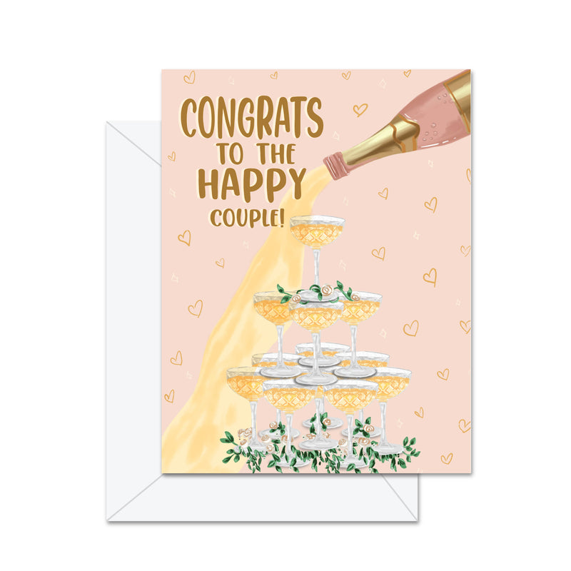 Congrats to the Happy Couple - Greeting Card