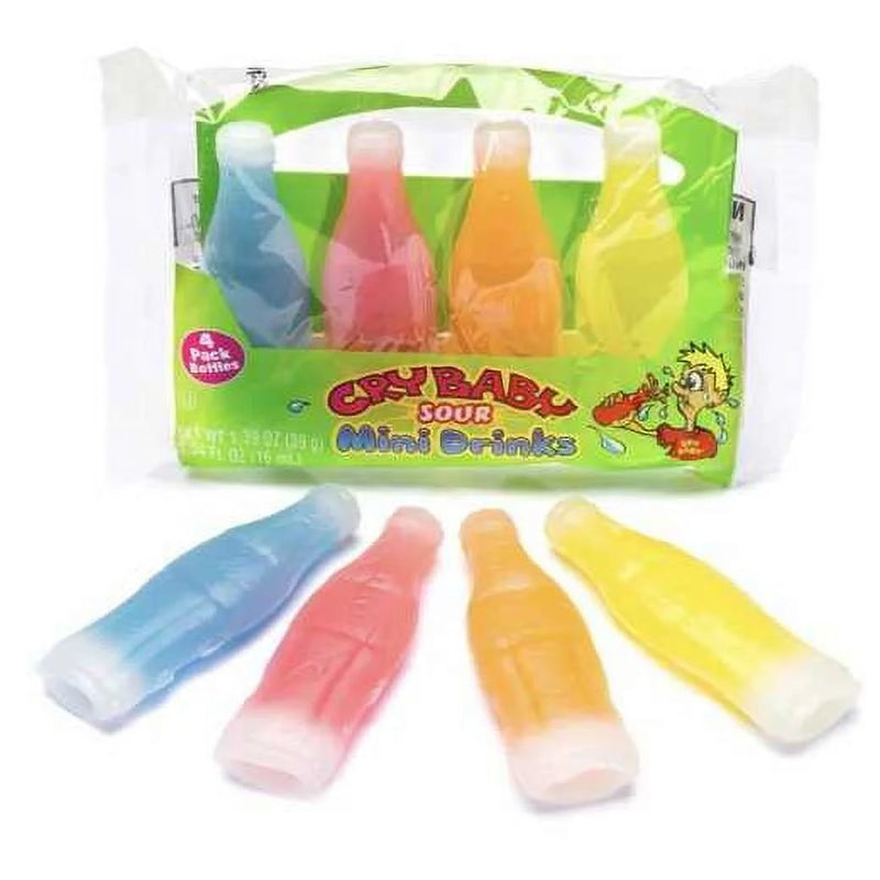 Cry Baby®  Sour Wax Bottles, Nostalgic Candy Drink