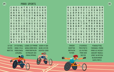 100 Children's Wordsearches: Sports - Usborne - Lemon And Lavender Toronto