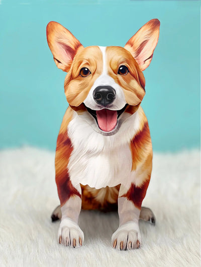 Corgi Pop-Up Card