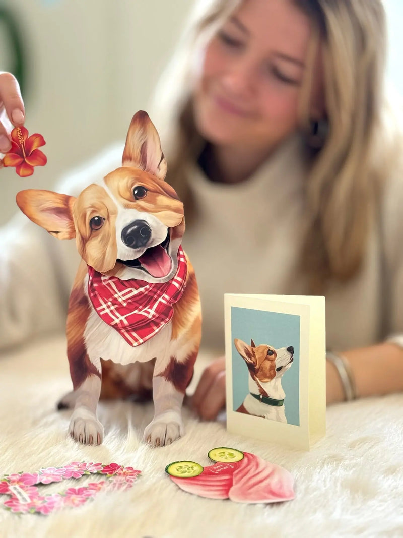 Corgi Pop-Up Card