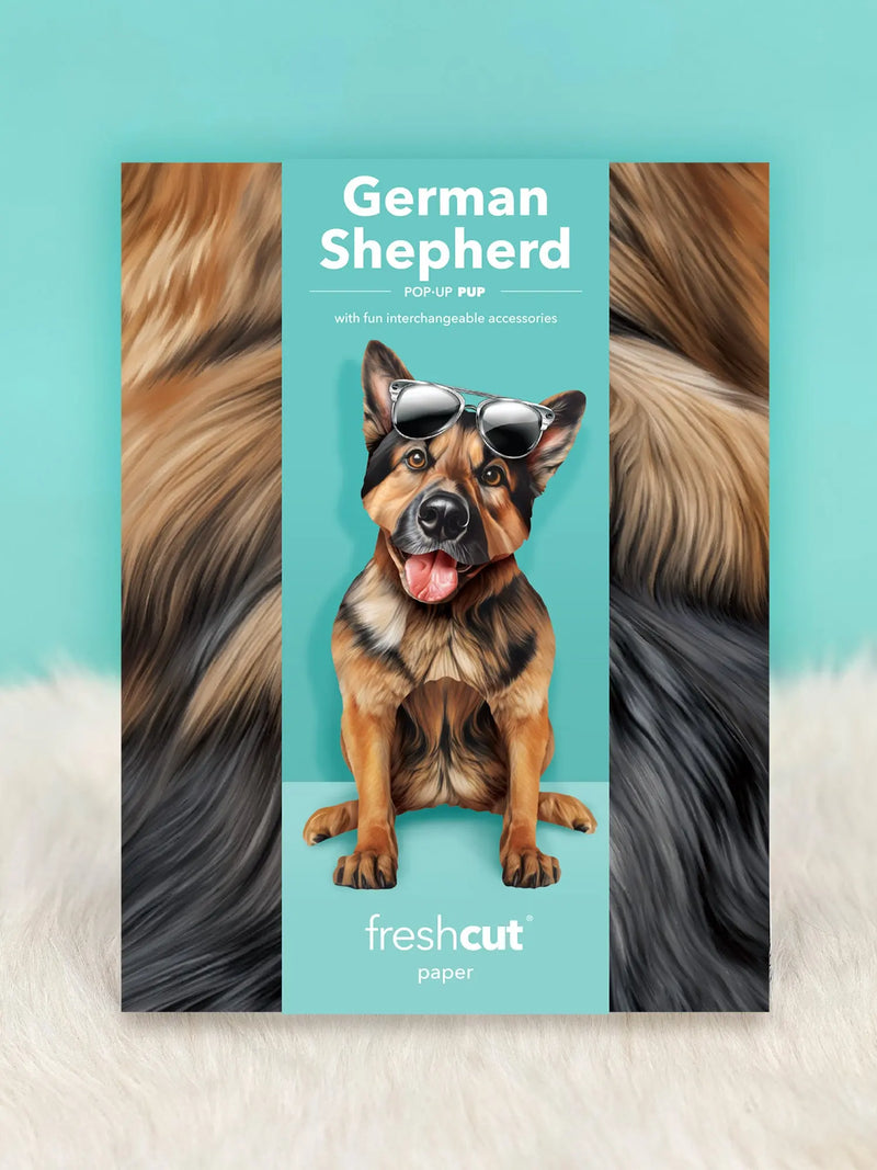 German Shepherd Pop-Up Card