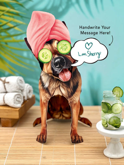 German Shepherd Pop-Up Card