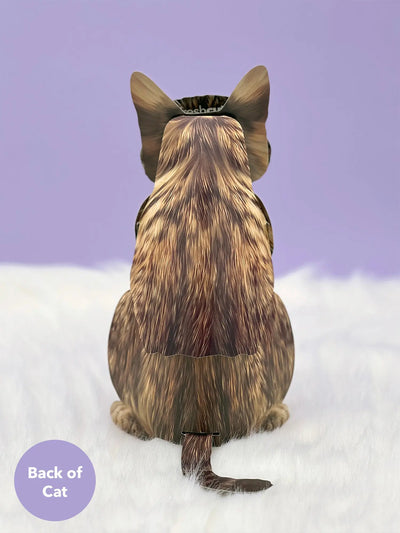 Brown Tabby Cat Pop-Up Card