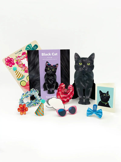 Black Cat Pop-Up Card