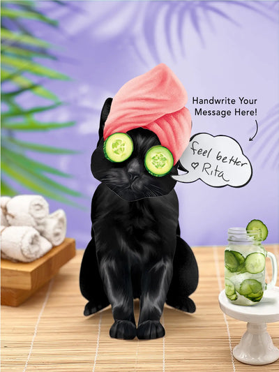 Black Cat Pop-Up Card
