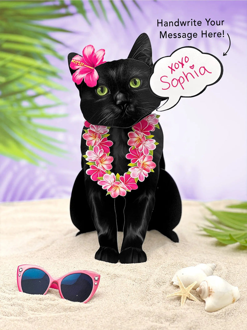 Black Cat Pop-Up Card