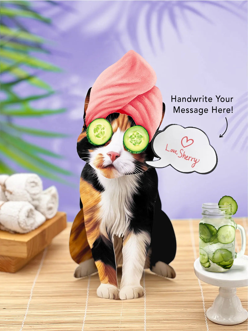 Calico Cat Pop-Up Card