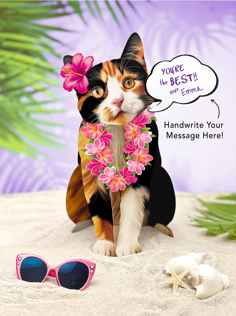 Calico Cat Pop-Up Card