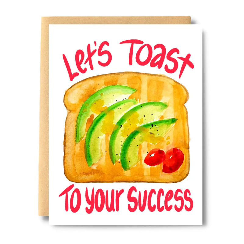 Avocado Toast Congratulations Card