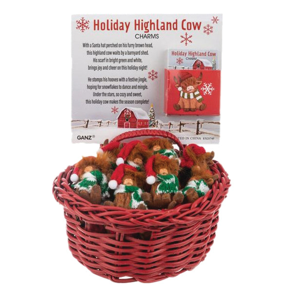 Holiday Highland Cow