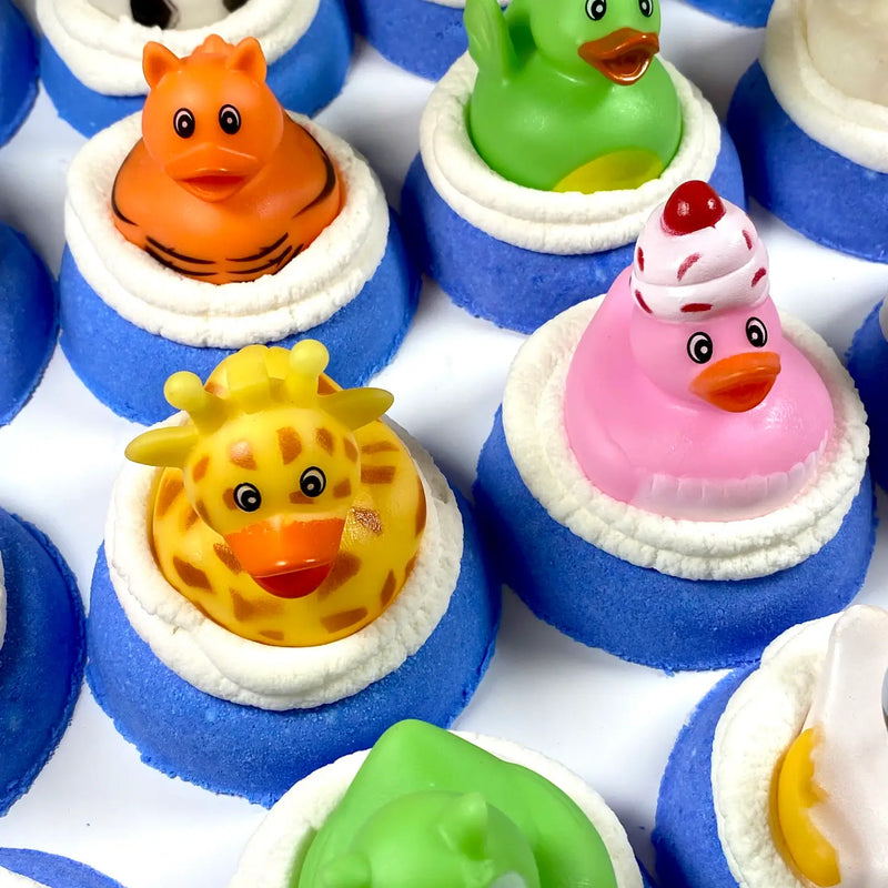 Rubber Duck On Donut Bath Bomb - Made in Canada