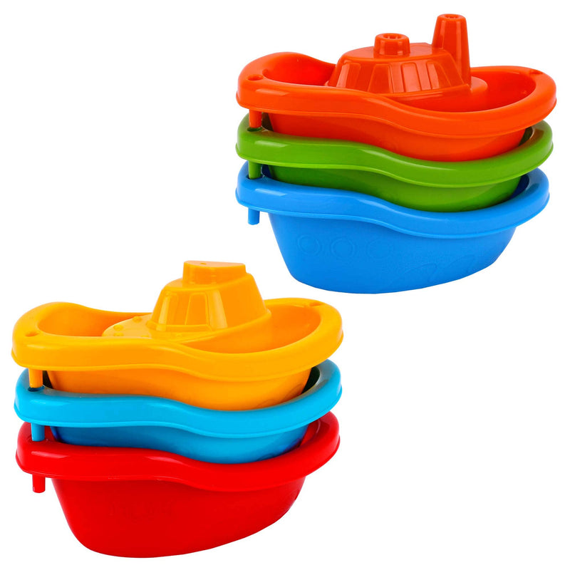 Bath Boats- Multi-Coloured Baby Bath Toys - Made in Ukraine