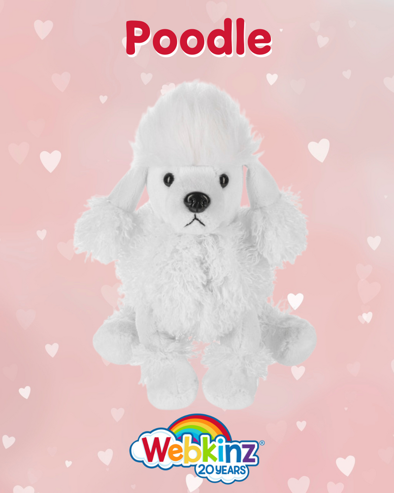 White Poodle-  Webkinz  *LIMIT 1 PER CUSTOMER