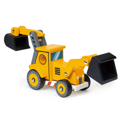 The Backhoe Wooden Digger Toy - Montessori