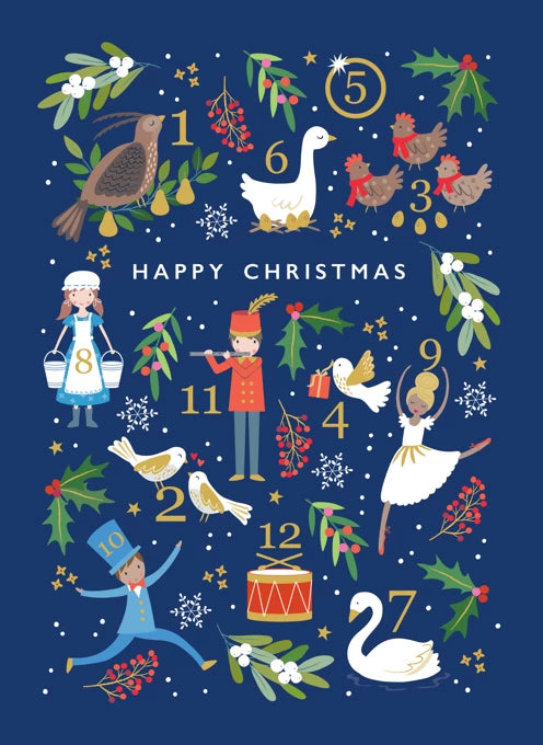 12 days of Christmas Card