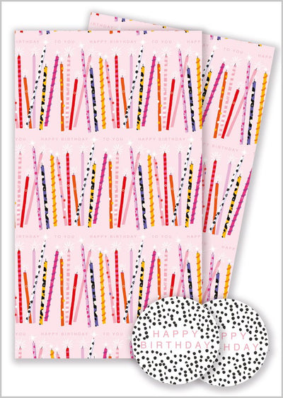 Candles Gift Wrap Pack