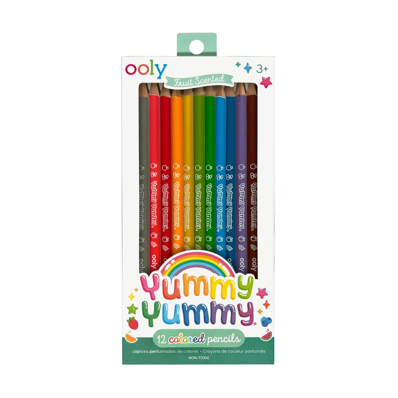 Yummy Yummy Fruit Scented Colored Pencils - Set of 12