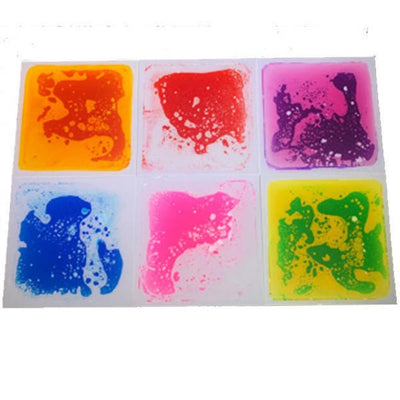 12in Liquid Tile - 6 Pack Asst. Colours - Lemon And Lavender Toronto