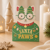 Santa Paws Christmas Card