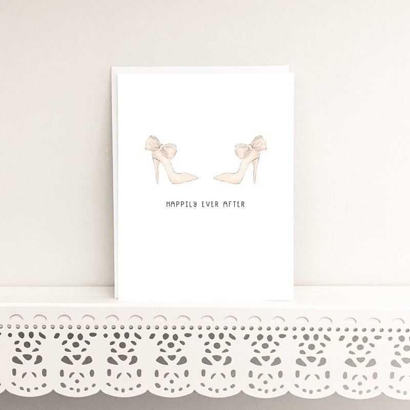 Happily Ever After Newlywed Greeting Card