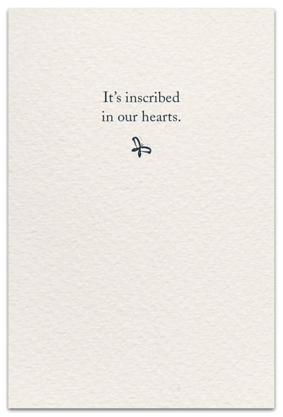 Cursive Thank You  Card