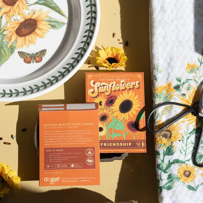 Sunflowers (Friendship) - Floriography Seed Packet