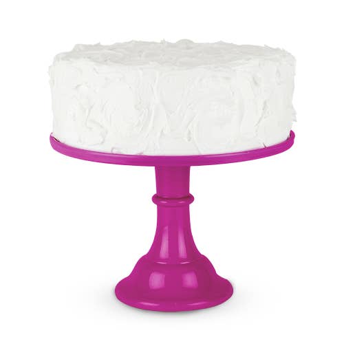 Fucshia Melamine Cake Stand