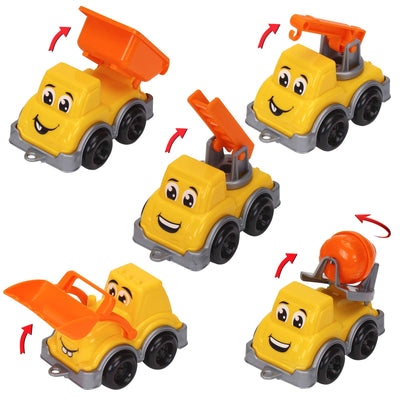 Assorted Construction Truck Toys - Made in Ukraine