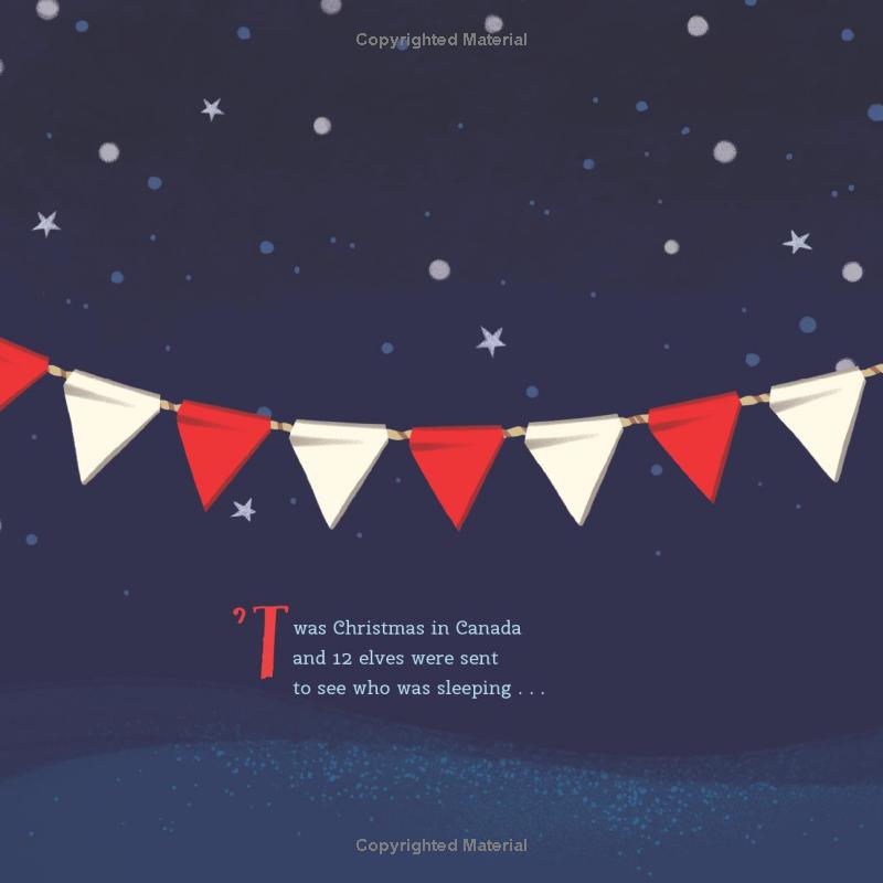 12 Little Elves Visit Canada Book