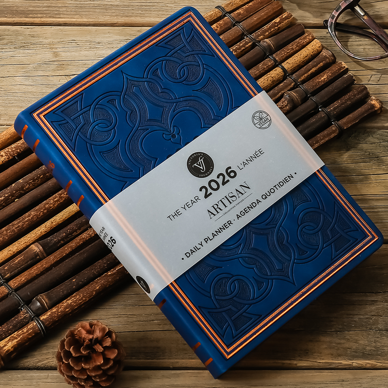 2026 Blue Artisan Daily Planner
