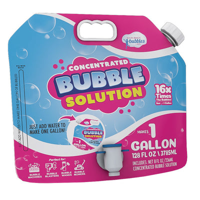Concentrated Bubble Solution Spouted Refill Pouch