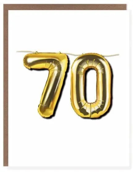 70 Balloon Card