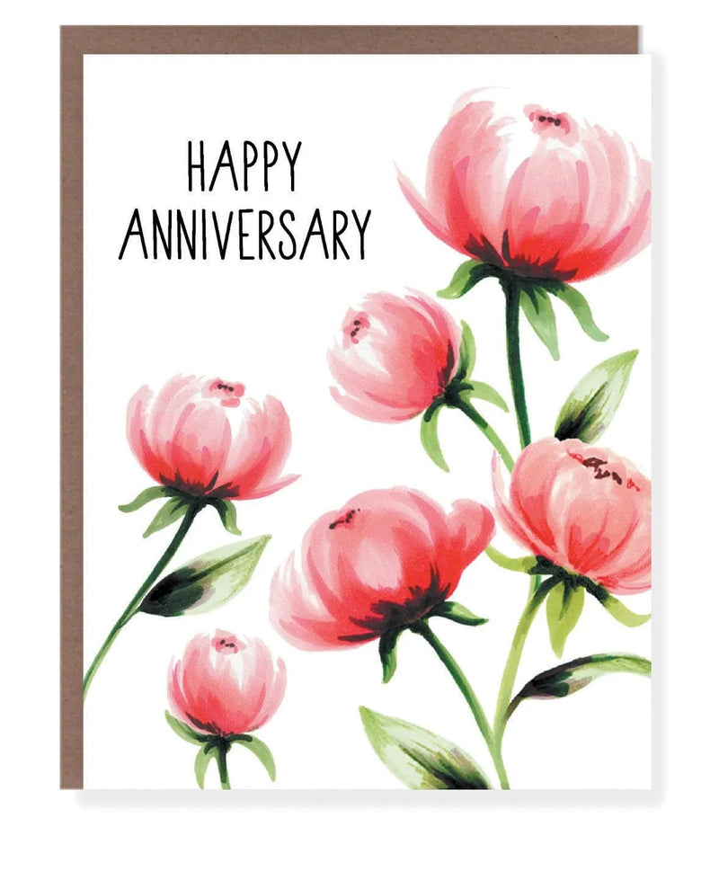 Peonies Card