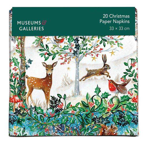 Winter Forest Glade Napkins