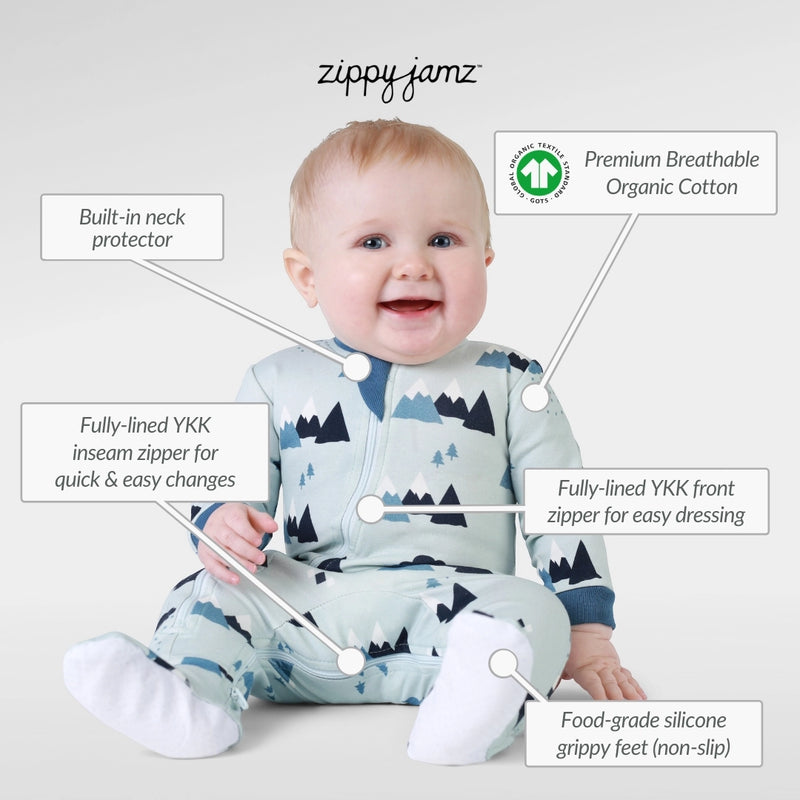 Little Adventurer - Babysuit - Footed- Zippy Jamz