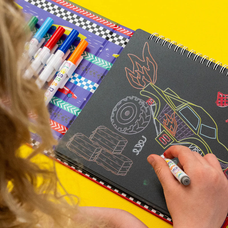 Cars Chalkboard Sketchbook-Floss & Rock