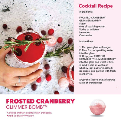 Cocktail Bomb Shop - FROSTED CRANBERRY COCKTAIL BOMB