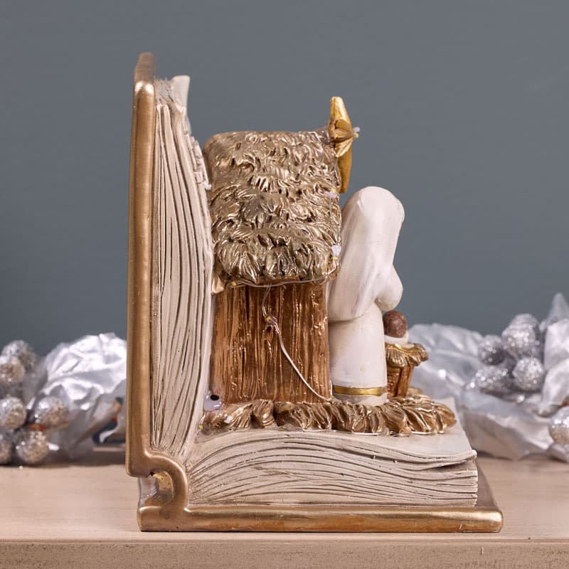 LED Book Nativity