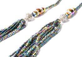 2 in 1 Cinderella Multi - Color Necklace - Lemon And Lavender Toronto