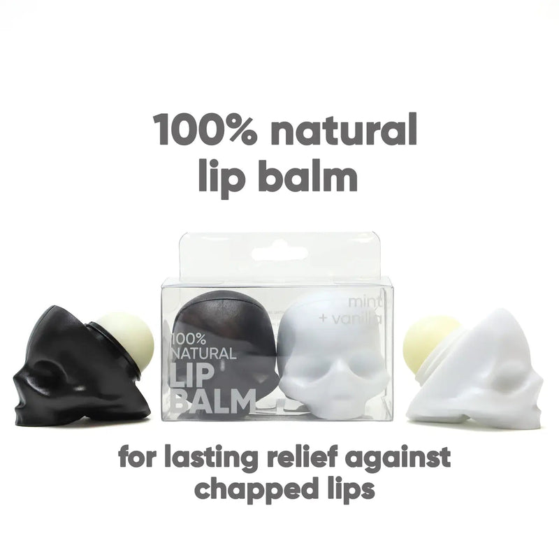 2 Pack Skull Lip Balm 100% Natural - Lemon And Lavender Toronto