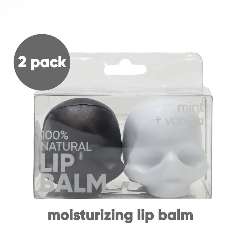 2 Pack Skull Lip Balm 100% Natural - Lemon And Lavender Toronto